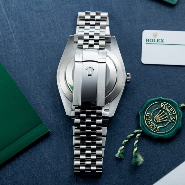 Rolex Datejust 41mm Oystersteel and white gold Bright Blue Dial 126334-0002 - Image 23