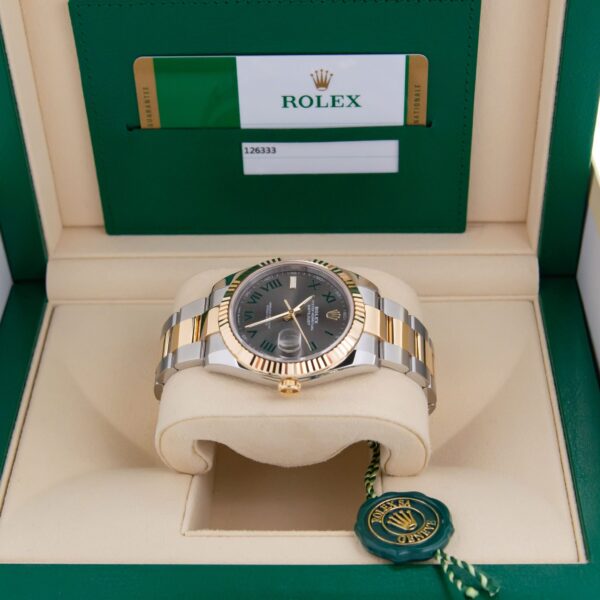 Rolex Datejust 41 Oystersteel and yellow gold Wimbledon - M126333-0020/126333-0019/126334-0022 Brand Unworn - Image 24