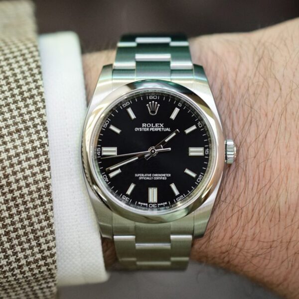 Rolex Explorer I MKII Stainless Steel Black Arabic Index 39mm 214270-0003 Unworn - Image 10