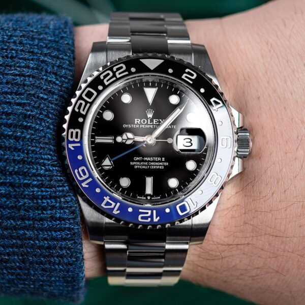 ⌚Rolex GMT-Master II 40mm Stainless Steel m126710 Series Batman & Pepsi - Image 6