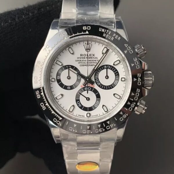 Daytona Siver Classic Panda Black & White Dial 40mm - Image 3
