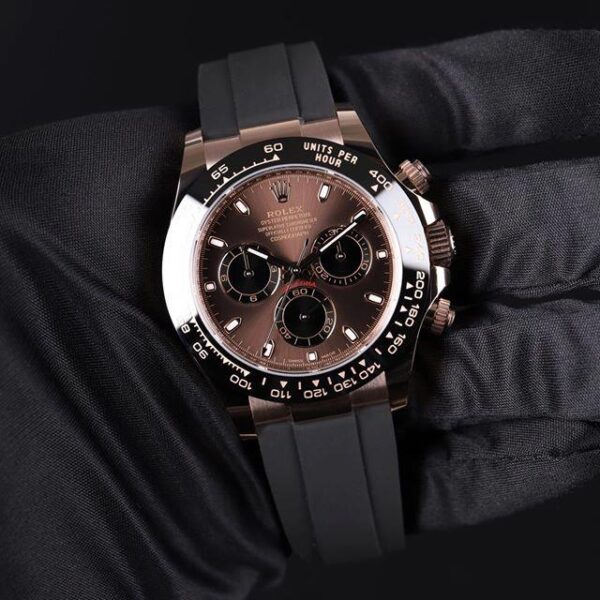 Rolex Cosmograph Daytona Everose Gold Chocolate Oysterflex M116515LN-0041 - Image 7