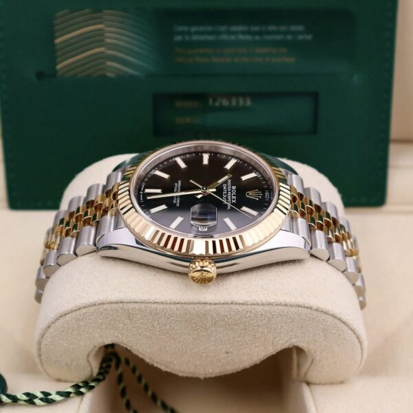 Rolex Datejust 41 Two Tone Oystersteel and yellow gold Black Dial 126333-0014 - Image 8