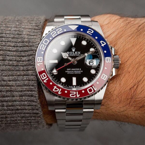 ⌚Rolex GMT-Master II 40mm Stainless Steel m126710 Series Batman & Pepsi - Image 10