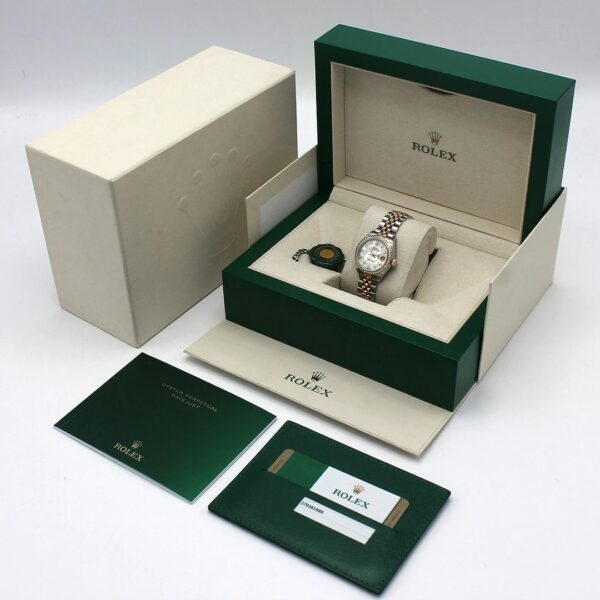 Rolex Lady Datejust 31mm Everose Diamond Bezel Two-Tone 279381 For Women Rose Gold - Image 20