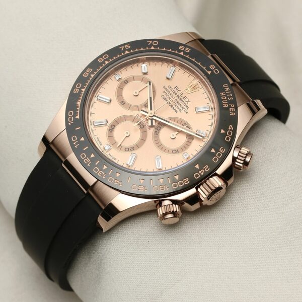 Rolex Daytona Sundust Dial 40mm Everose gold Oysterflex Strap 116515ln-0061 - Image 7