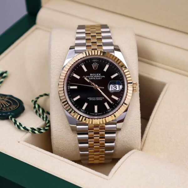 Rolex Datejust 41 Two Tone Oystersteel and yellow gold Black Dial 126333-0014 - Image 2