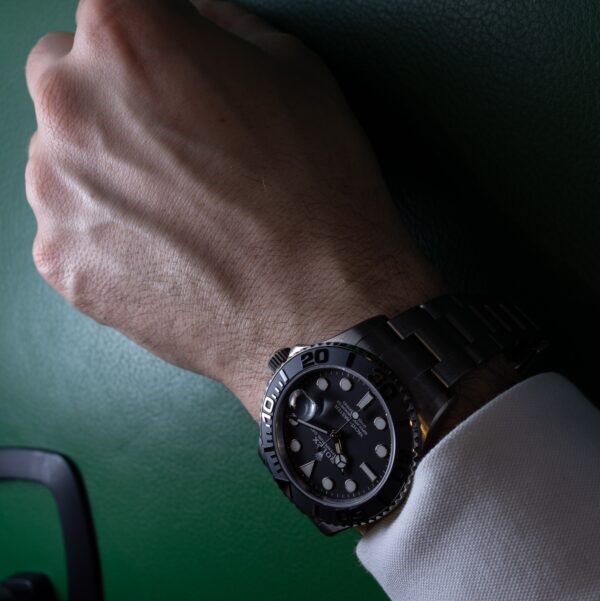 Best Gift-2023 Newest Rolex Yacht-Master 42 Black Dial RLX Titanium Men's Watch 226627-0001 - Image 14
