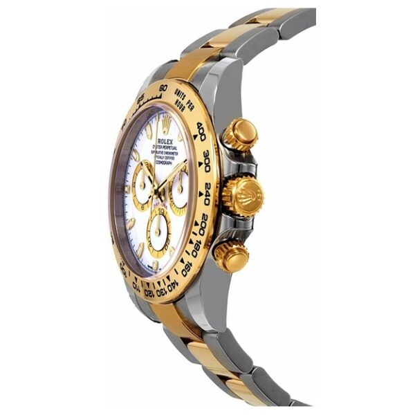 Rolex Cosmograph Daytona 116503 White Index Oyster Steel and Gold Men’s Watch - Image 2