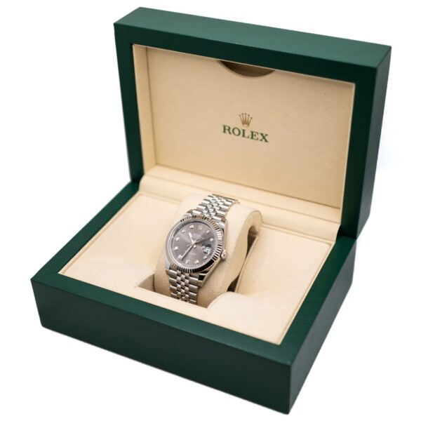 Rolex DateJust 41 Rhodium Diamond Dial 126334 Steel & 18k White Gold - Image 11
