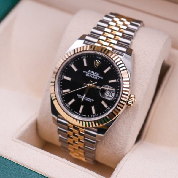 Rolex Datejust 41 Two Tone Oystersteel and yellow gold Black Dial 126333-0014 - Image 5