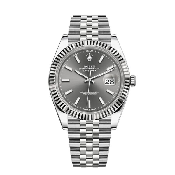 Rolex Datejust 41 Oystersteel and white gold M126334-0014