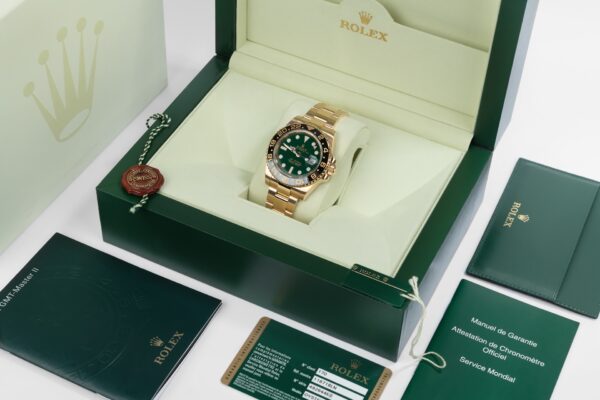 Rolex GMT-Master II 18k Yellow Gold Oyster Bracelet 116718LN Unworn - Image 19