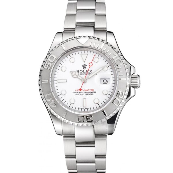 Yacht Master 1 Pure Silver ( Black & White Dial ) Stainless Steel 40mm