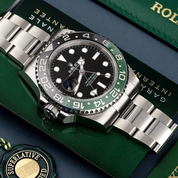 Rolex GMT-Master II Lefty Sprite Green And Black Bezel 126720VTNR-0002 Unworn - Image 5