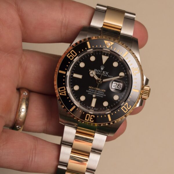 Rolex Sea-Dweller Gold & Oystersteel Men's Diving Watch M126603-0001 - Image 7