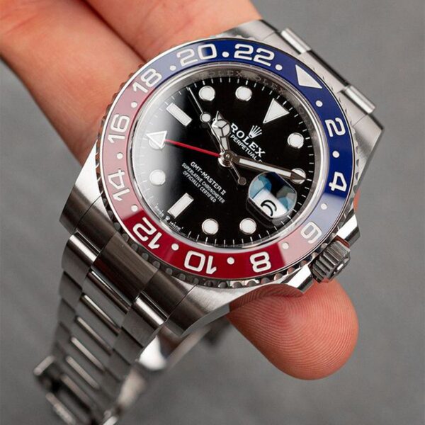⌚Rolex GMT-Master II 40mm Stainless Steel m126710 Series Batman & Pepsi - Image 8