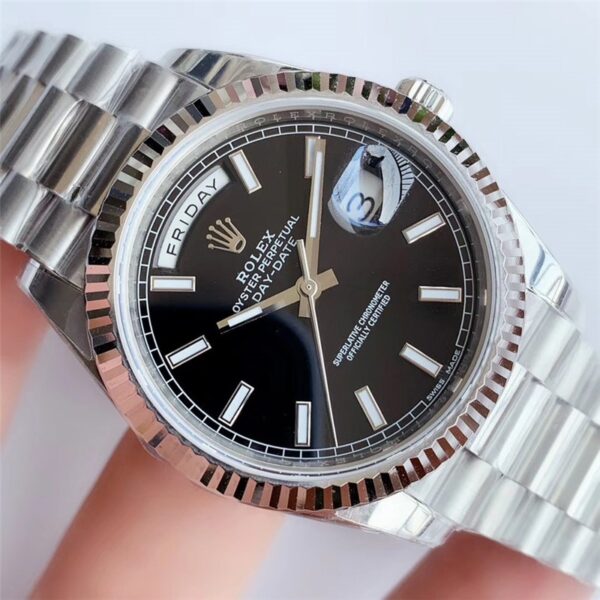 Day-Date Silver Multiple Dial Color Options 40mm - Image 4