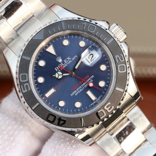 Yacht-Master 1 ( Black & Blue Dial ) Stainless Steel 40mm - Image 12