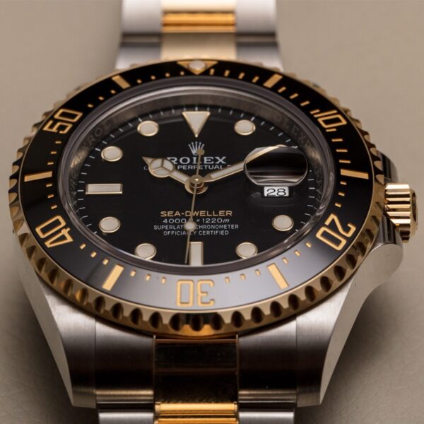 Rolex Sea-Dweller Gold & Oystersteel Men's Diving Watch M126603-0001 - Image 10