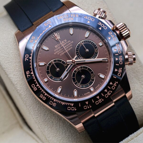 Rolex Cosmograph Daytona Everose Gold Chocolate Oysterflex M116515LN-0041 - Image 2